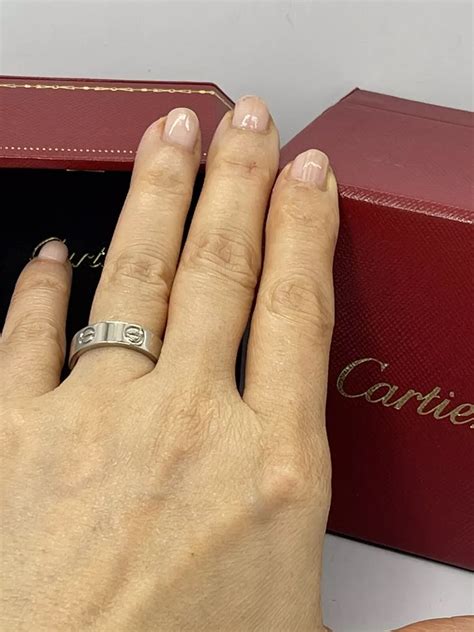 cartier love ring authentic|cartier love ring real.